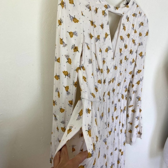Free People Tegan Printed Floral Dress Size 2 - Picture 12 of 14